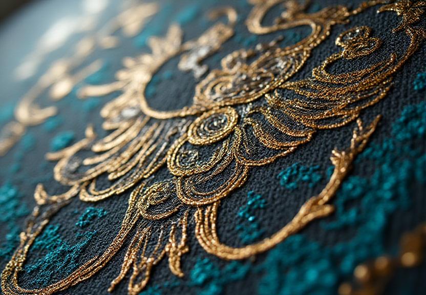 Intricate tapestry showing Aegis of Athena with glowing Owl motifs